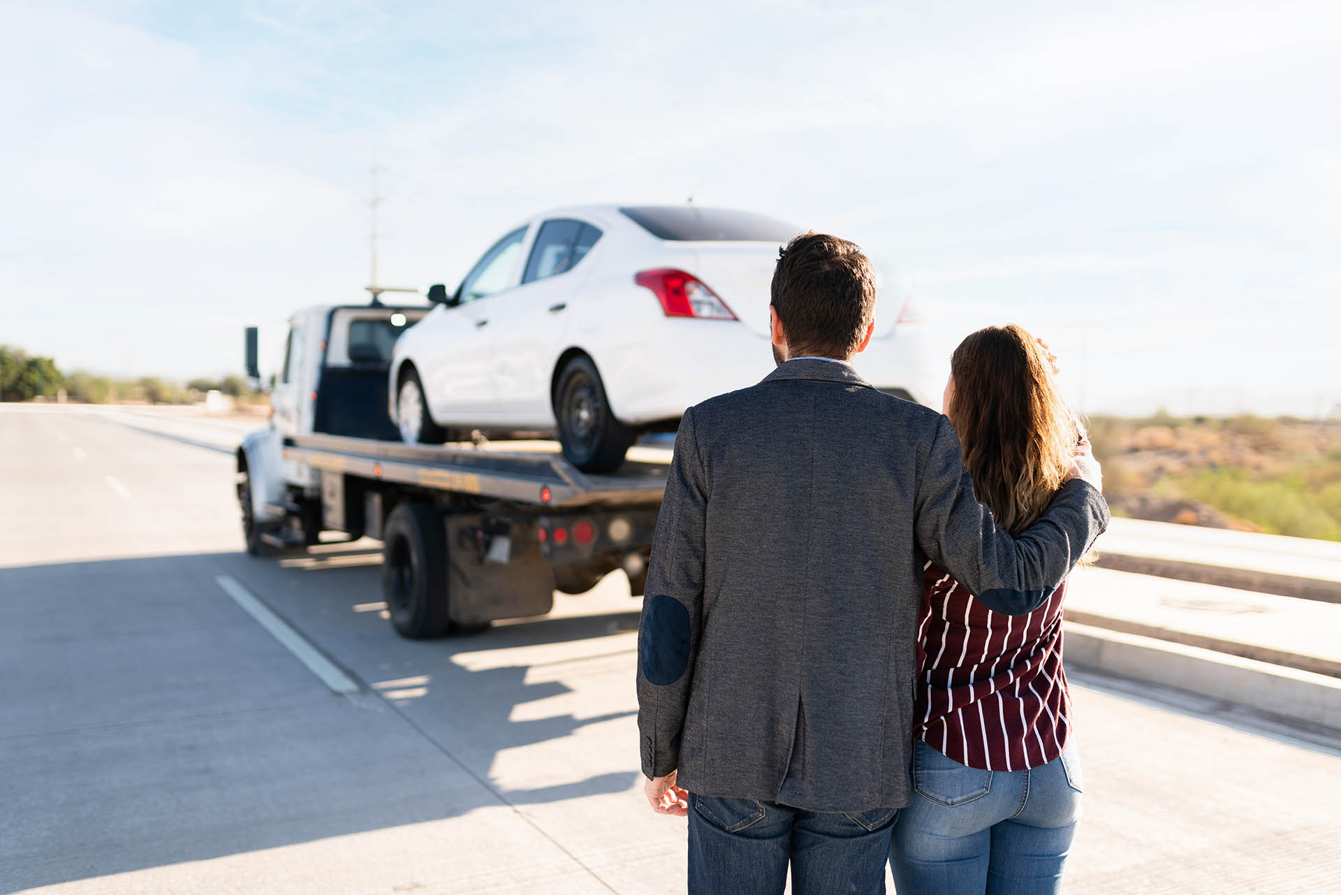 Flatbed towing service for cars and SUVs across Edmonton and nearby areas